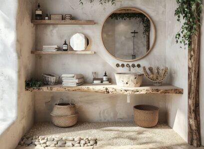 10 inspiracji na urządzenie łazienki w stylu eco-friendly z meblami z odzysku