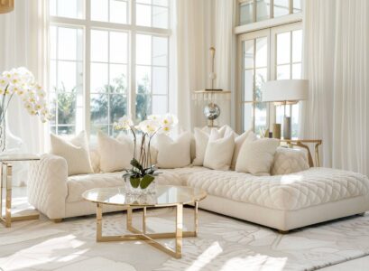 Jakie narożniki najlepiej sprawdzą się w salonach w stylu glamour