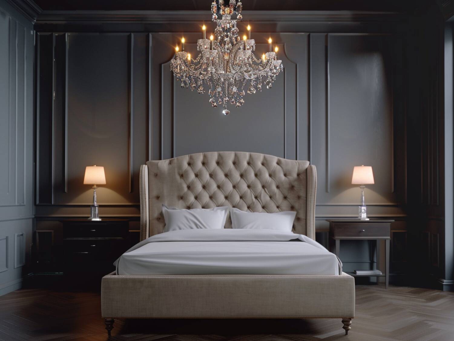 Łóżka kontynentalne z tapicerowanym wezgłowiem – elegancja i komfort w jednym