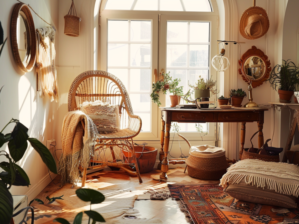 Jak urządzić przestrzeń w stylu boho z wykorzystaniem mebli vintage