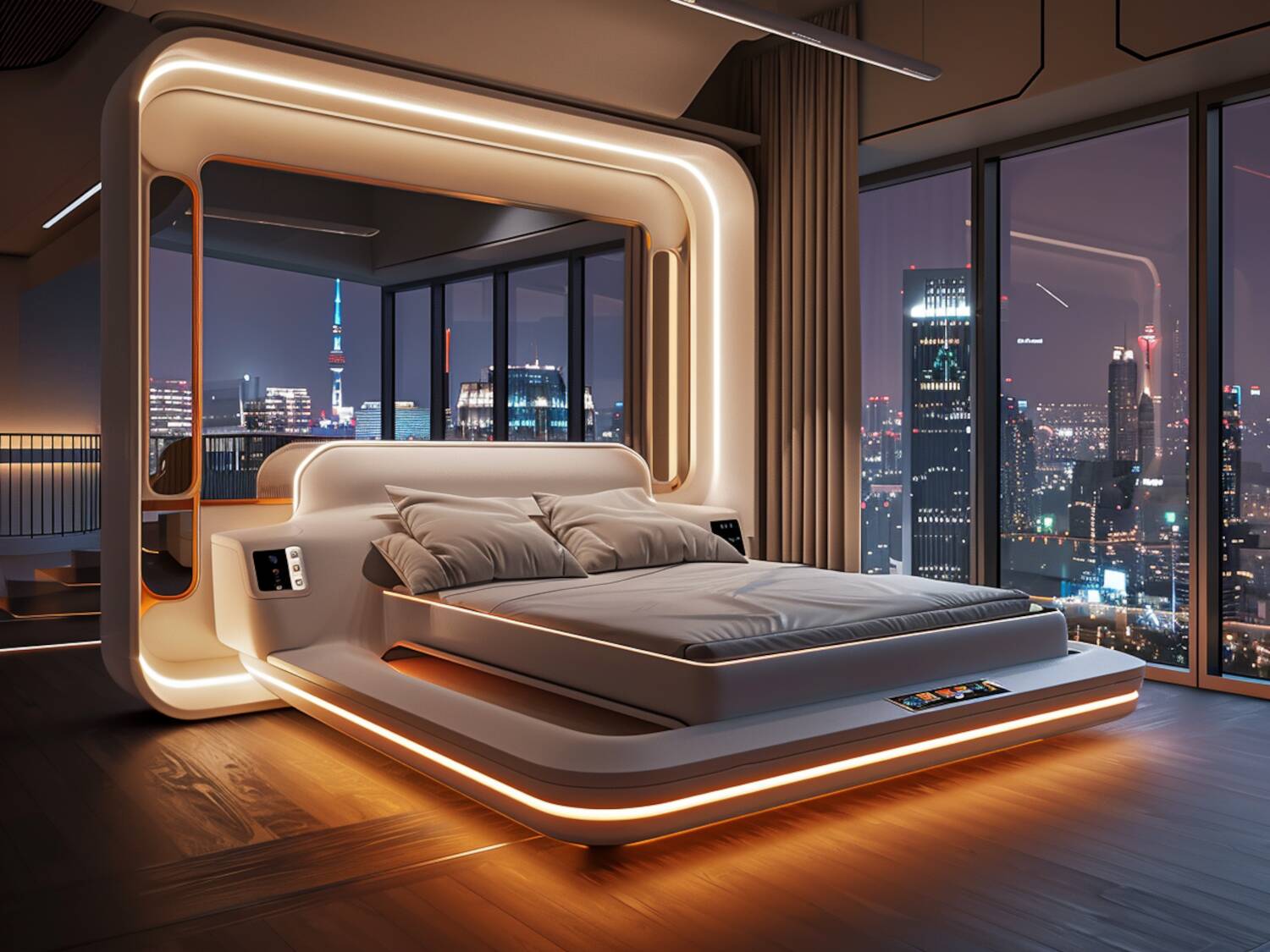 Najlepsze inteligentne łóżka z funkcją regulacji twardości materaca