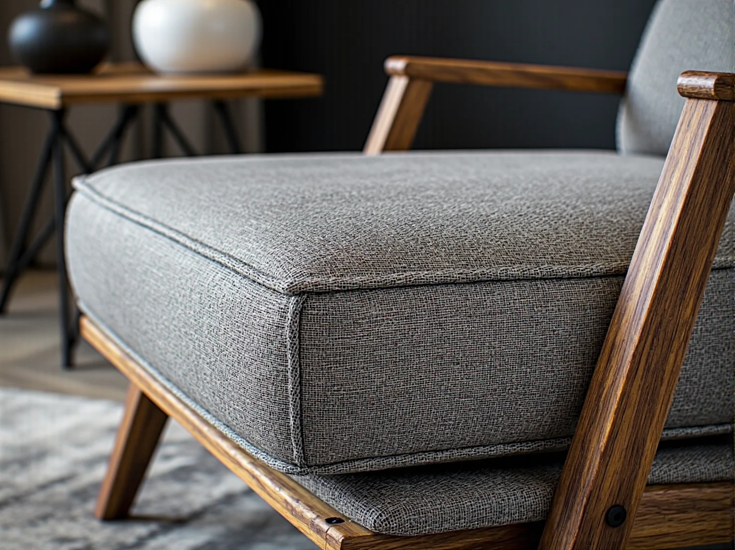 Ekskluzywne meble wypoczynkowe na eleganckim tarasie w stylu glamour