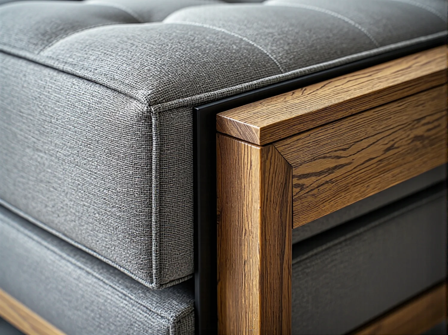 Proces wykańczania i nowoczesny wygląd mebli fornirowanych w sypialni.