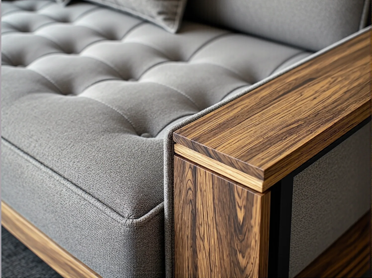 Blat stołu konferencyjnego wykonany z trwałego i ekologicznego bambusa