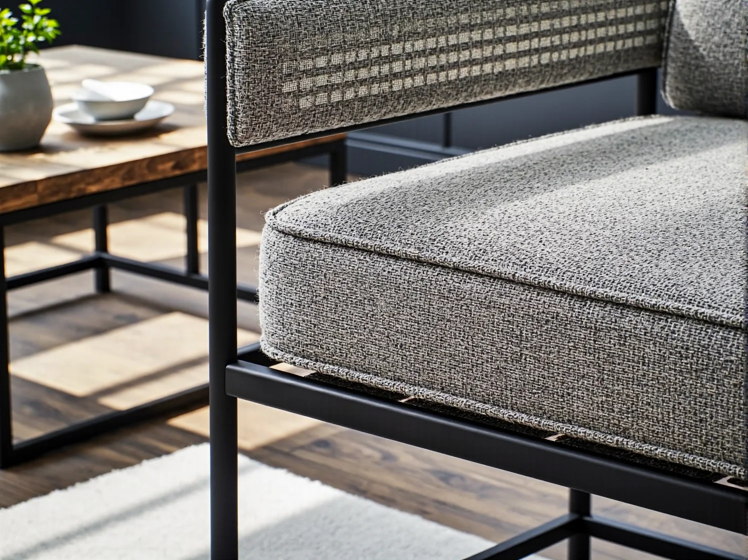 Wygodny narożnik rustykalny z modułami idealny do wypoczynku w domowym zaciszu.